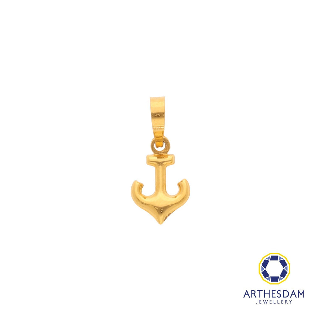 Arthesdam Jewellery 916 Gold Mini Anchor Pendant