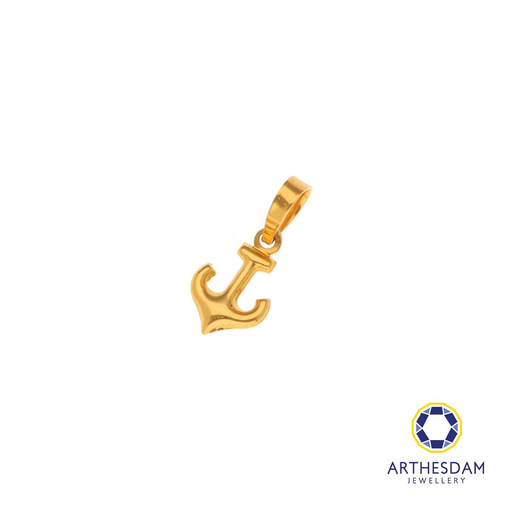 Arthesdam Jewellery 916 Gold Mini Anchor Pendant