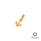Arthesdam Jewellery 916 Gold Mini Anchor Pendant