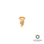 Arthesdam Jewellery 916 Gold Tiny Rose Enamel Charm