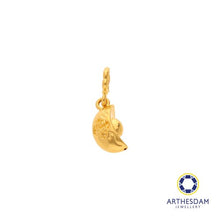 Load image into Gallery viewer, Arthesdam Jewellery 916 Gold Tiny 福 Fu Ingot Charm
