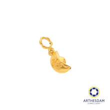 Load image into Gallery viewer, Arthesdam Jewellery 916 Gold Tiny 福 Fu Ingot Charm
