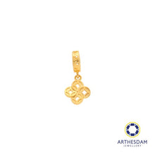 Load image into Gallery viewer, Arthesdam Jewellery 916 Gold 4 Lucky Coin Charm
