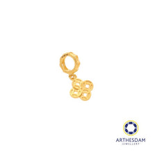 Load image into Gallery viewer, Arthesdam Jewellery 916 Gold 4 Lucky Coin Charm
