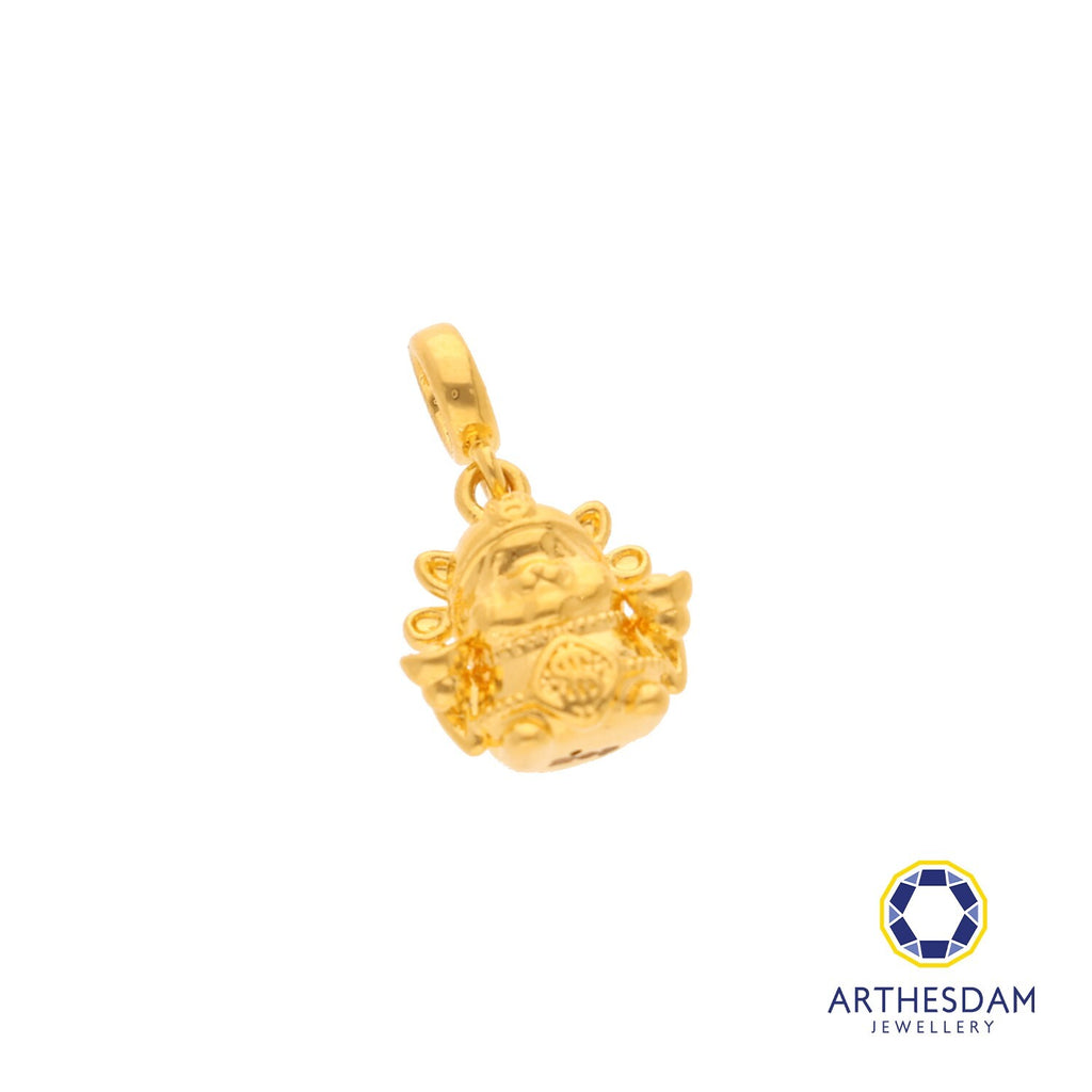 Arthesdam Jewellery 916 Gold God of Fortune Cai Shen Ye Charm