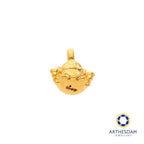 Arthesdam Jewellery 916 Gold God of Fortune Cai Shen Ye Charm