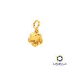 Arthesdam Jewellery 916 Gold Mini Blooming Rose Charm