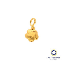 Load image into Gallery viewer, Arthesdam Jewellery 916 Gold Mini Blooming Rose Charm

