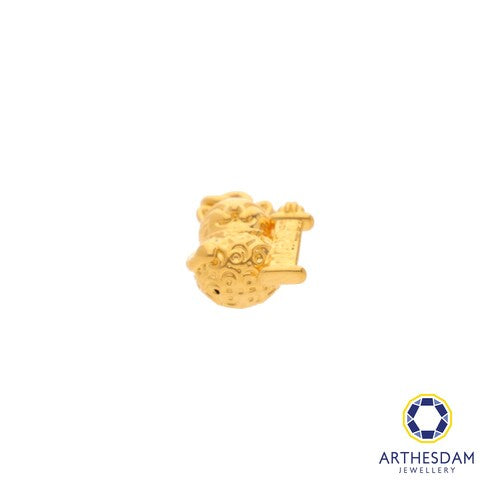 Arthesdam Jewellery 916 Gold Mini Fortune Cat Charm
