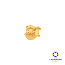 Load image into Gallery viewer, Arthesdam Jewellery 916 Gold Mini Fortune Cat 招财进宝 Charm
