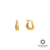Arthesdam Jewellery 916 Gold Handbag Hoop Earrings