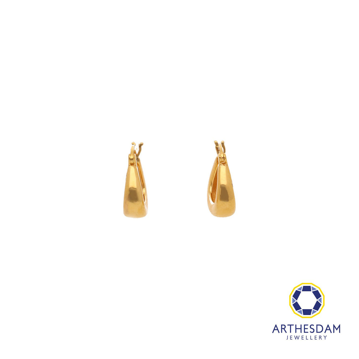 Arthesdam Jewellery 916 Gold Handbag Hoop Earrings