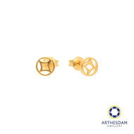Arthesdam Jewellery 916 Gold Classic Lucky Coin Earring