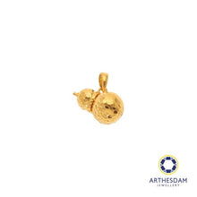 Load image into Gallery viewer, Arthesdam Jewellery 916 Gold Sparkling Gourd Pendant
