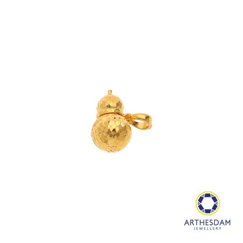 Arthesdam Jewellery 916 Gold Sparkling Gourd Pendant
