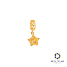 Load image into Gallery viewer, Arthesdam Jewellery 916 Gold Tiny Star Charm
