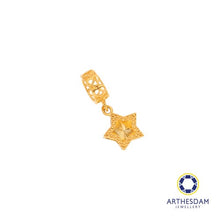 Load image into Gallery viewer, Arthesdam Jewellery 916 Gold Tiny Star Charm
