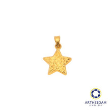 Load image into Gallery viewer, Arthesdam Jewellery 916 Origami Faceted Star Pendant
