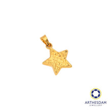 Load image into Gallery viewer, Arthesdam Jewellery 916 Origami Faceted Star Pendant
