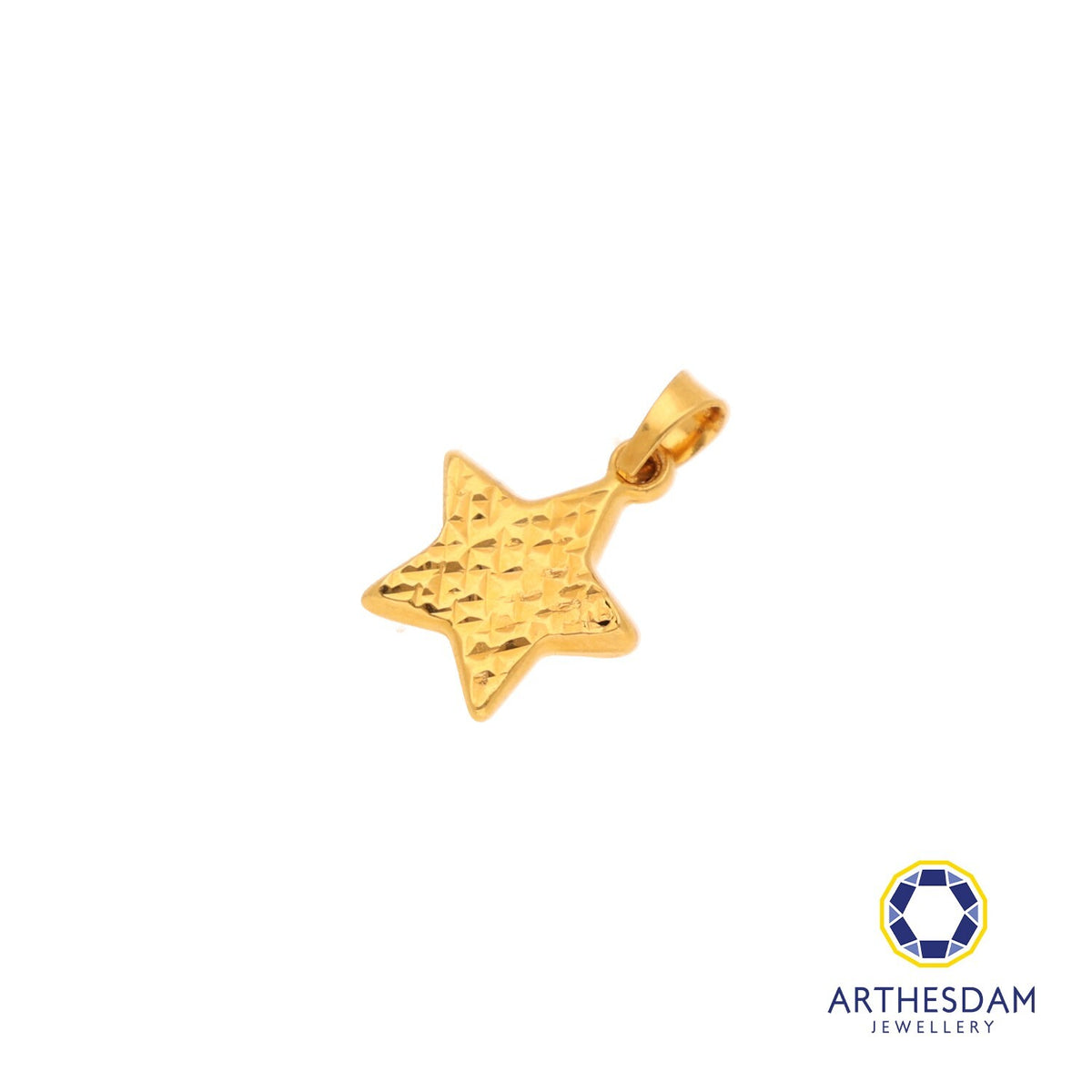 Arthesdam Jewellery 916 Origami Faceted Star Pendant