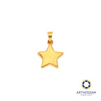 Arthesdam Jewellery 916 Origami Faceted Star Pendant