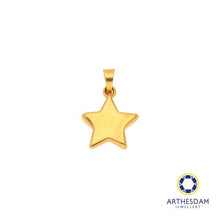 Load image into Gallery viewer, Arthesdam Jewellery 916 Origami Faceted Star Pendant
