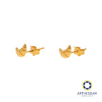 Arthesdam Jewellery 916 Gold Croissant Earrings