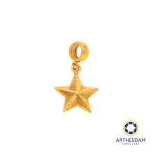 Load image into Gallery viewer, Arthesdam Jewellery 916 Gold Lucky Star Pendant
