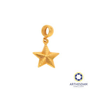 Arthesdam Jewellery 916 Gold Lucky Star Pendant