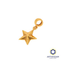 Load image into Gallery viewer, Arthesdam Jewellery 916 Gold Lucky Star Pendant
