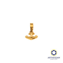 Load image into Gallery viewer, Arthesdam Jewellery 916 Gold Pink Pastel Star Earrings
