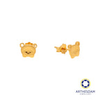 Arthesdam Jewellery 916 Gold Sweet Baby Bear Earrings