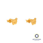 Arthesdam Jewellery 916 Gold Sweet Baby Bear Earrings