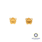 Arthesdam Jewellery 916 Gold Sweet Baby Bear Earrings