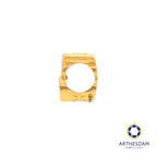 Arthesdam Jewellery 916 Gold Tiny Horse 福 Lucky Coin Spacer Charm