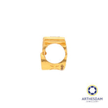 Load image into Gallery viewer, Arthesdam Jewellery 916 Gold Tiny Horse 福 Lucky Coin Spacer Charm
