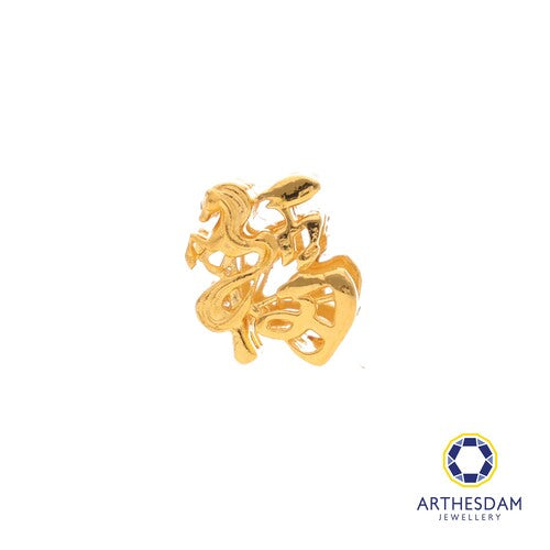 Arthesdam Jewellery 916 Gold Tiny Horse 福 Spacer Charm