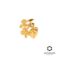 Arthesdam Jewellery 916 Gold Tiny Horse 福 Spacer Charm