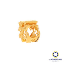 Load image into Gallery viewer, Arthesdam Jewellery 916 Gold Tiny Horse 福 Spacer Charm
