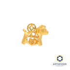Arthesdam Jewellery 916 Gold Rocking Abacus Horse with Lucky Coin