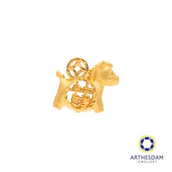 Arthesdam Jewellery 916 Gold Rocking Abacus Horse with Lucky Coin