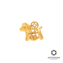 Load image into Gallery viewer, Arthesdam Jewellery 916 Gold Rocking Abacus Horse with Lucky Coin
