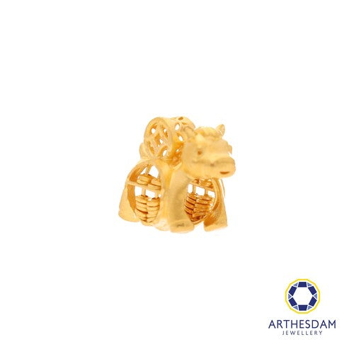Arthesdam Jewellery 916 Gold Rocking Abacus Horse with Lucky Coin