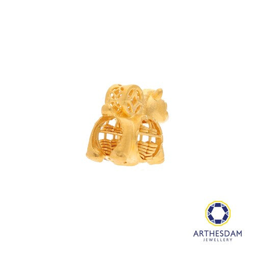 Arthesdam Jewellery 916 Gold Rocking Abacus Horse with Lucky Coin