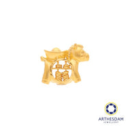 Arthesdam Jewellery 916 Gold Rocking Abacus Horse with Ingot