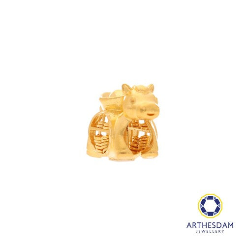 Arthesdam Jewellery 916 Gold Rocking Abacus Horse with Ingot