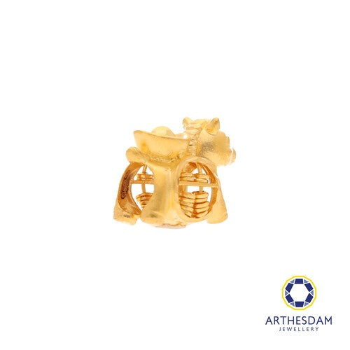 Arthesdam Jewellery 916 Gold Rocking Abacus Horse with Ingot