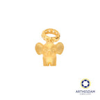 Arthesdam Jewellery 916 Gold Cute Dangling Elephant Charm