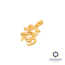 Load image into Gallery viewer, Arthesdam Jewellery 916 Gold Horse 福 Pendant
