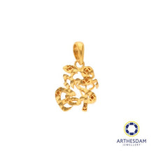 Load image into Gallery viewer, Arthesdam Jewellery 916 Gold Horse 福 Pendant
